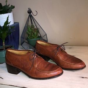 Cole Haan block heel oxfords